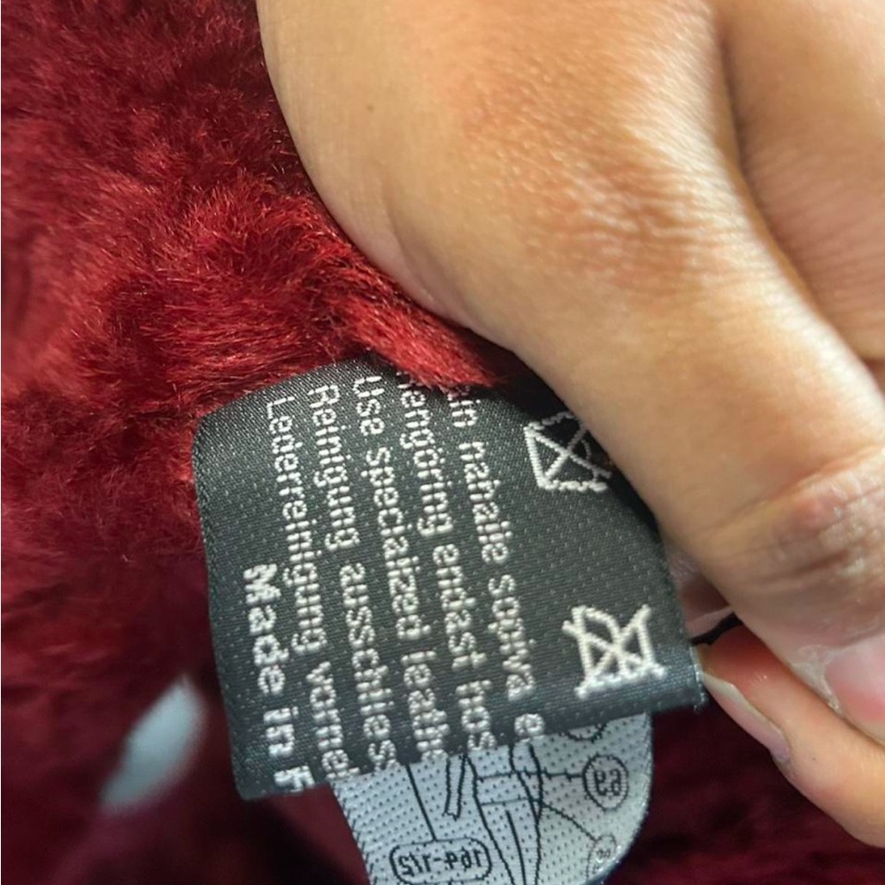 Genuine Leather & Fur Shearling Sherpa Coat - Picture 6 of 10